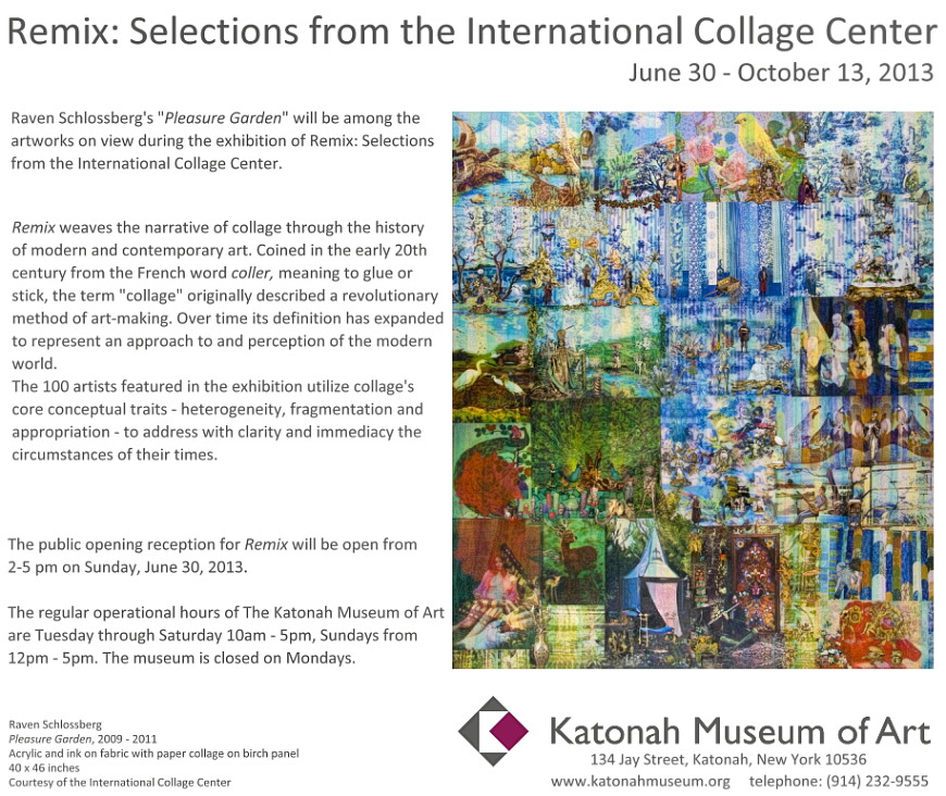 Remix: Selections from the International Collage Center, Katonah, Raven Schlossberg